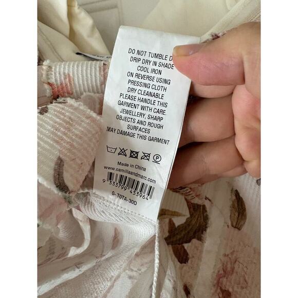 Camilla and Marc Mulholland Floral Top Size 10 US - Picture 10 of 10